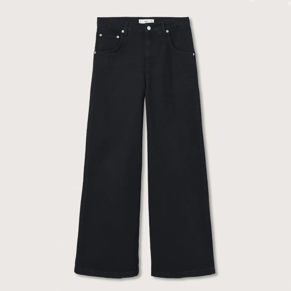 MANGO High-waist Wideleg jeans size US 12